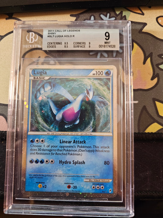 Beckett 9 Call of legends Lugia Shiny