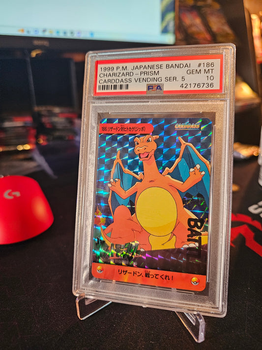 Cardass Prism Vending Series 5 Charizard PSA 10