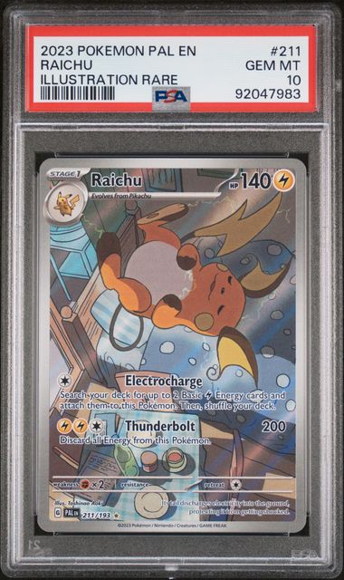 PSA 10 Raichu Paldea Evolved