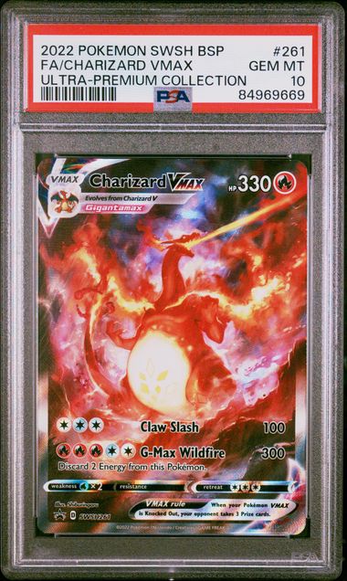 SWSH261 Charizard Vmax PSA 10