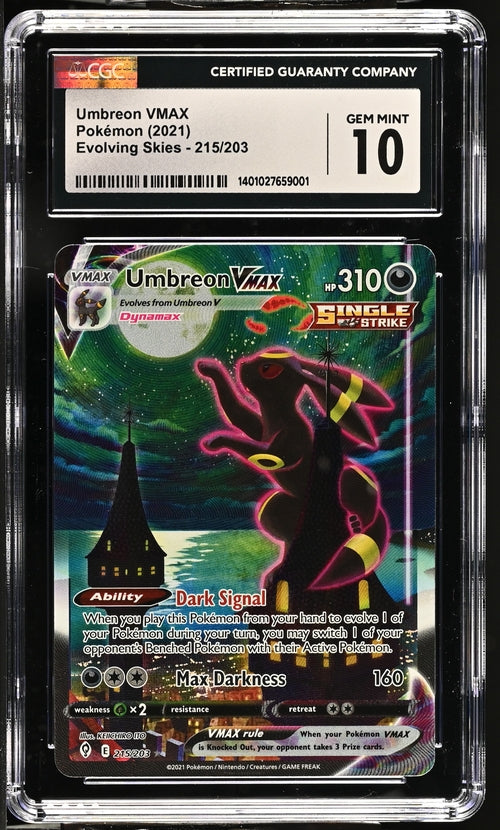 CGC 10 Umbreon Vmax Alt Art