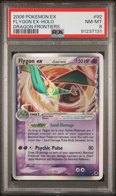 Flygon EX Dragon Frontiers PSA 8