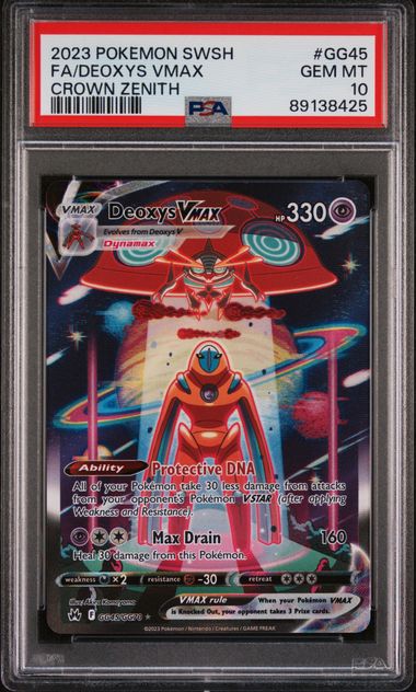 PSA 10 Deoxys GG45