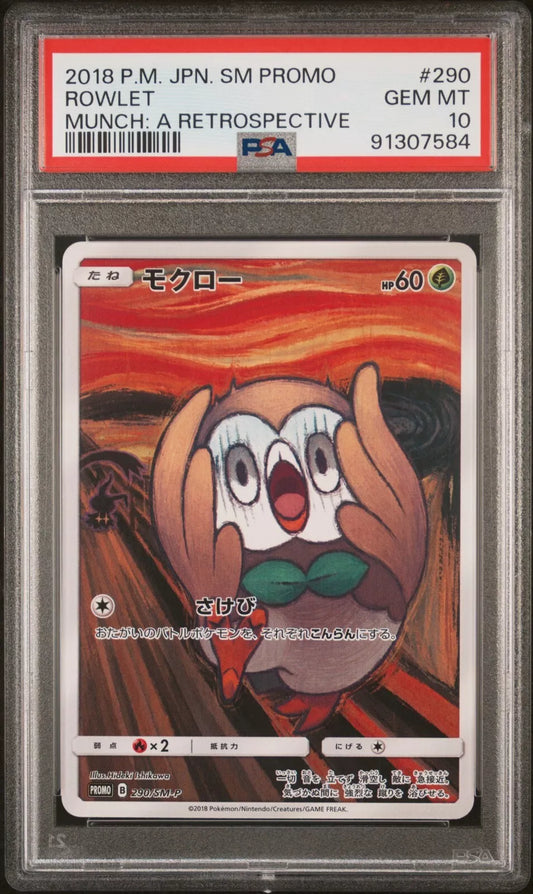 2018 Munch Rowlet PSA 10